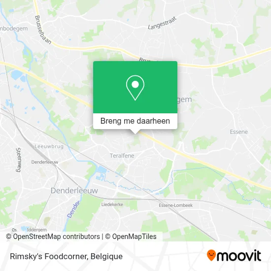 Rimsky's Foodcorner kaart