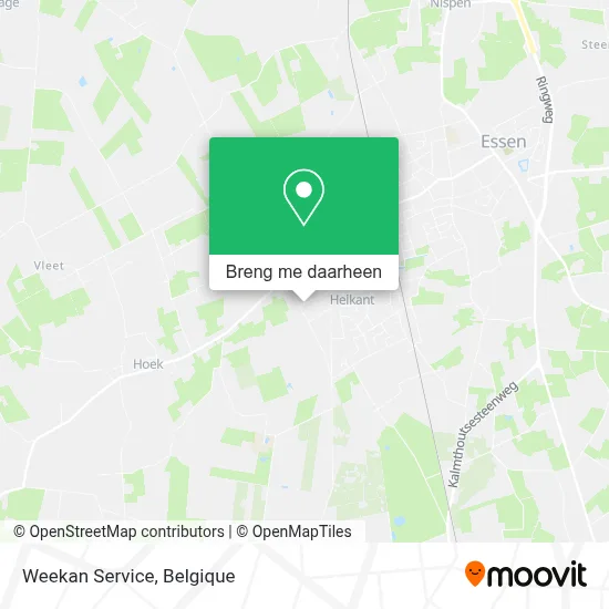 Weekan Service kaart