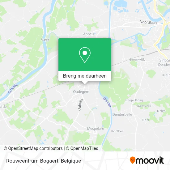 Rouwcentrum Bogaert kaart