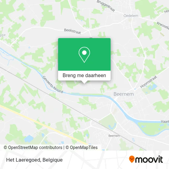Het Laeregoed kaart