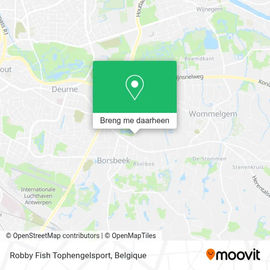Robby Fish Tophengelsport kaart