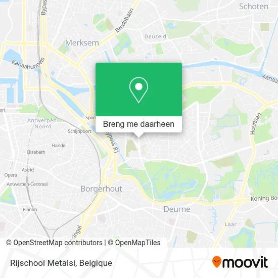 Rijschool Metalsi kaart