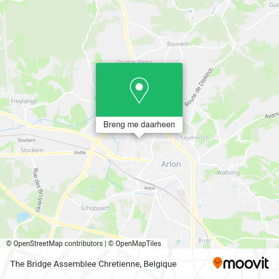 The Bridge Assemblee Chretienne kaart