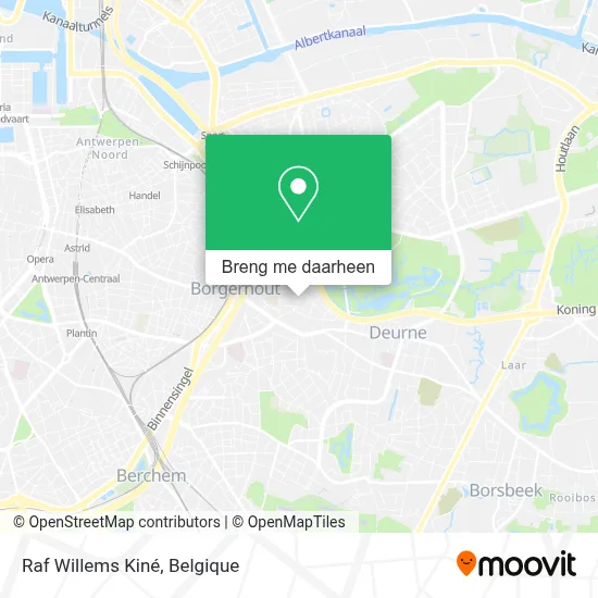 Raf Willems Kiné kaart