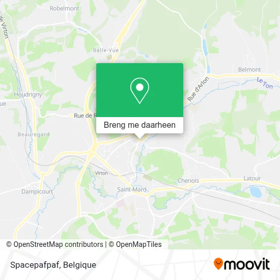Spacepafpaf kaart