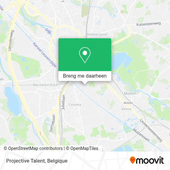 Projective Talent kaart