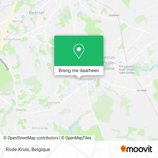 Rode Kruis kaart