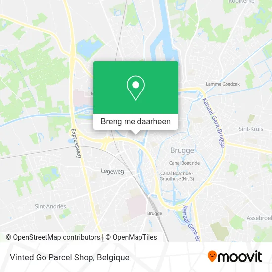 Vinted Go Parcel Shop kaart