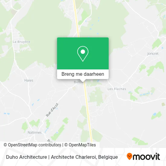 Duho Architecture | Architecte Charleroi kaart