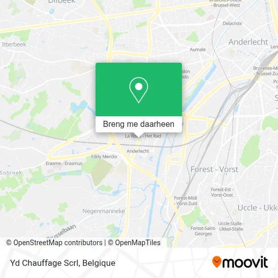 Yd Chauffage Scrl kaart
