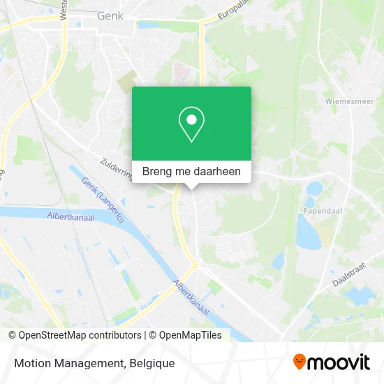 Motion Management kaart