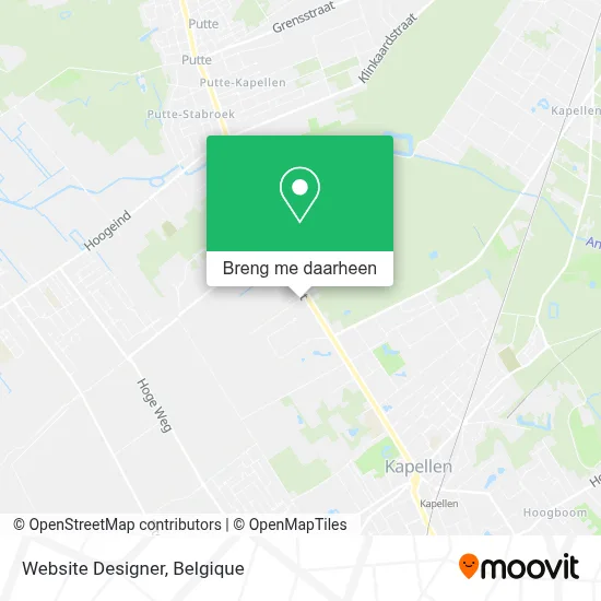 Website Designer kaart
