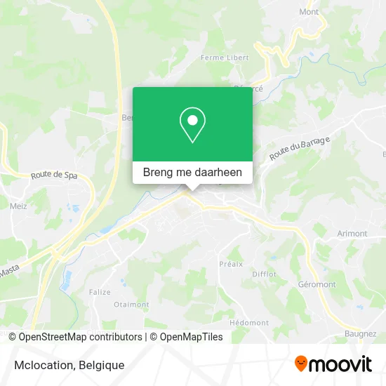 Mclocation kaart