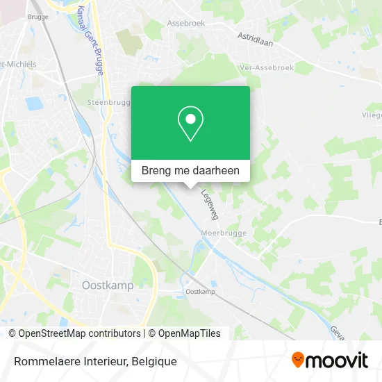 Rommelaere Interieur kaart