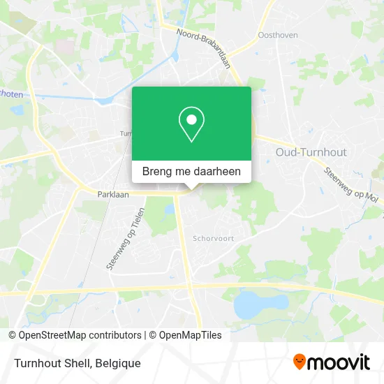 Turnhout Shell kaart
