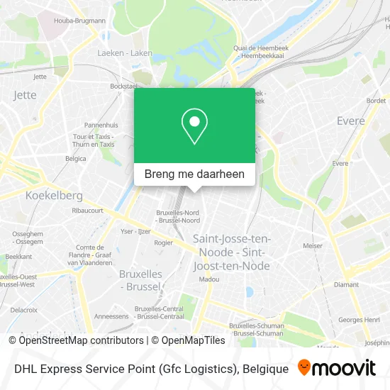 DHL Express Service Point (Gfc Logistics) kaart