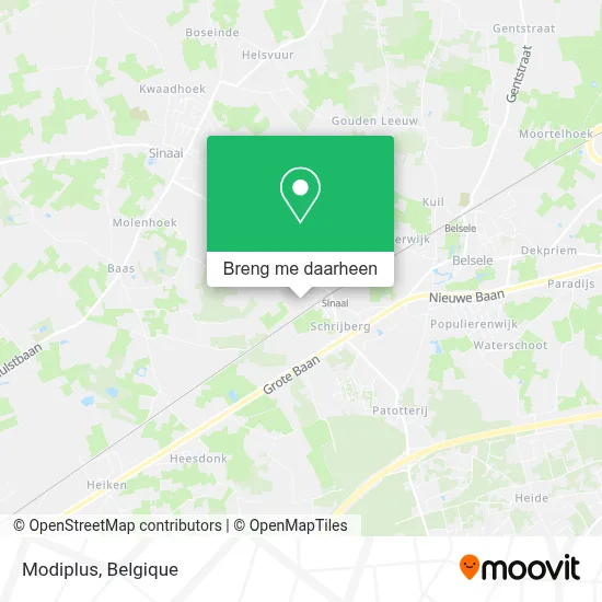 Modiplus kaart