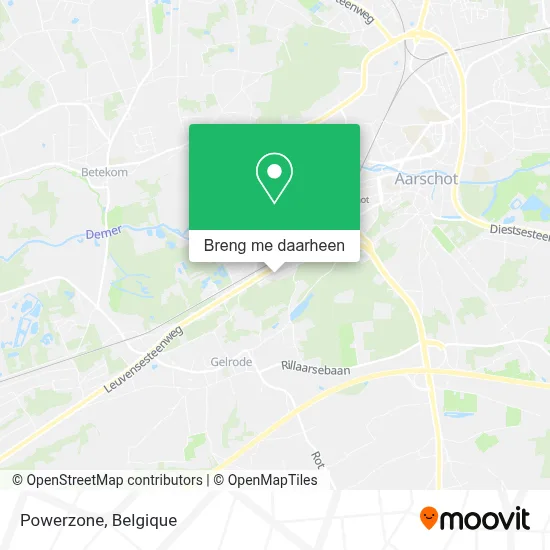 Powerzone kaart