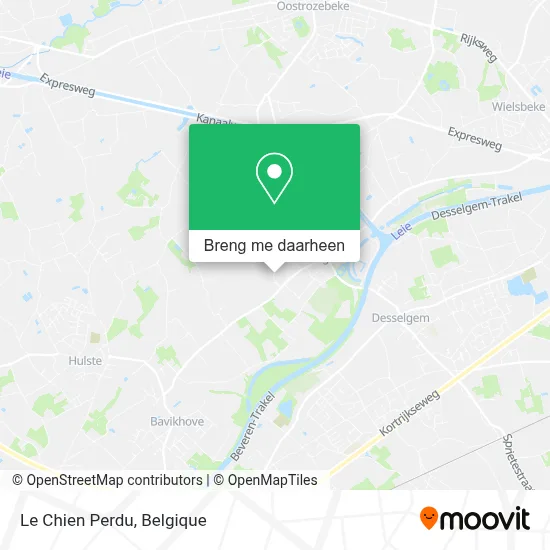 Le Chien Perdu kaart