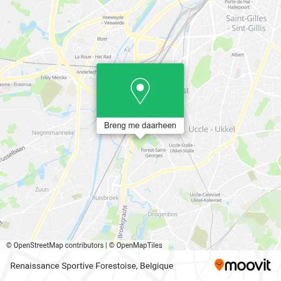 Renaissance Sportive Forestoise kaart