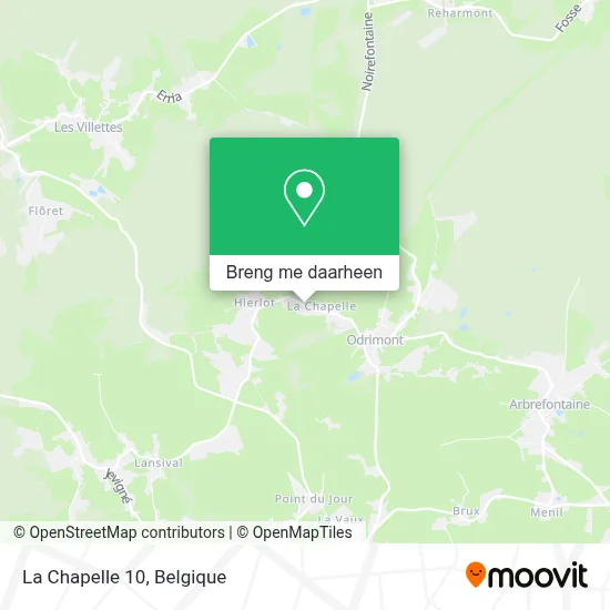 La Chapelle 10 kaart
