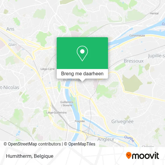 Humitherm kaart
