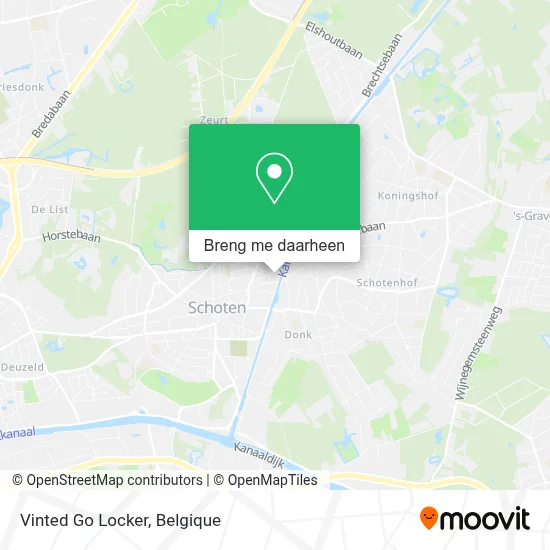 Vinted Go Locker kaart
