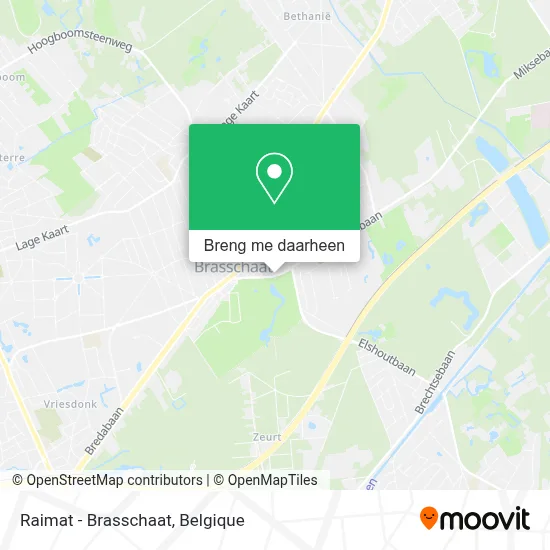 Raimat - Brasschaat kaart