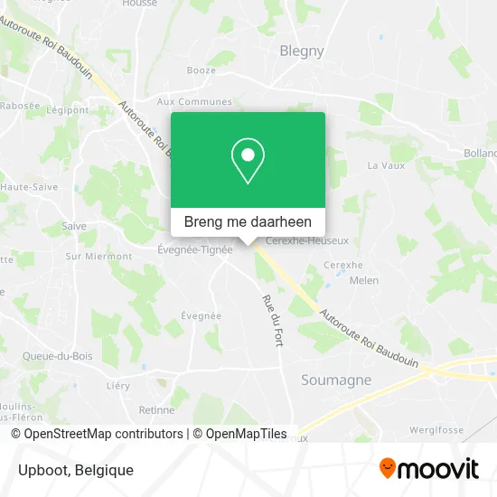 Upboot kaart