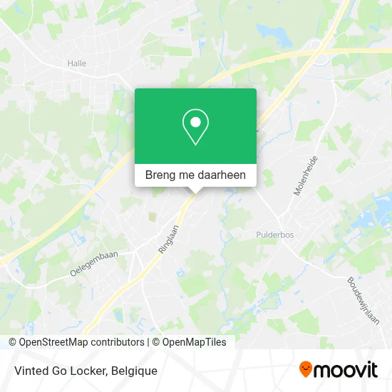 Vinted Go Locker kaart