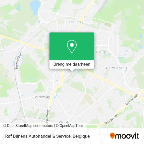 Raf Bijnens Autohandel & Service kaart