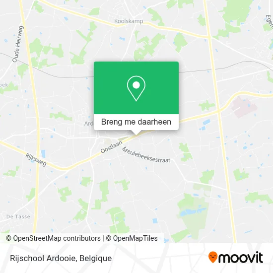 Rijschool Ardooie kaart