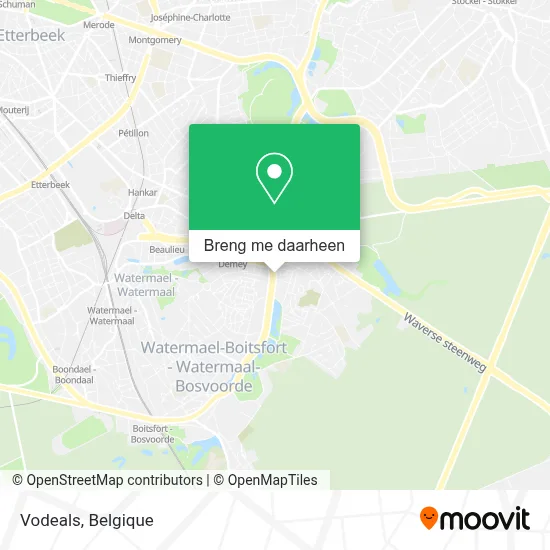 Vodeals kaart