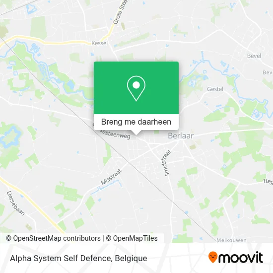 Alpha System Self Defence kaart