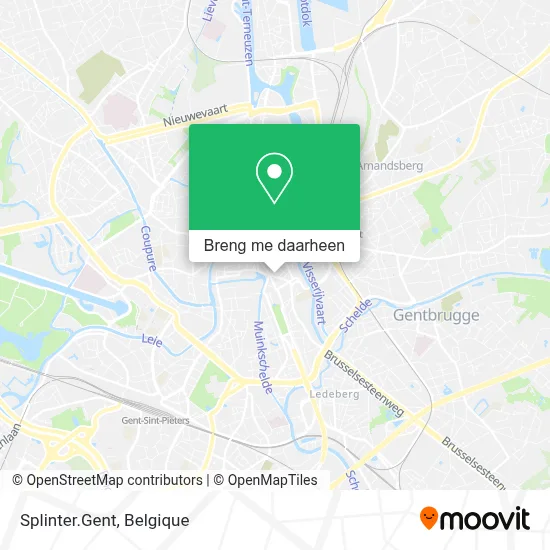 Splinter.Gent kaart