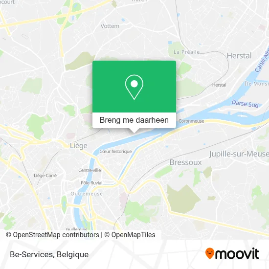 Be-Services kaart