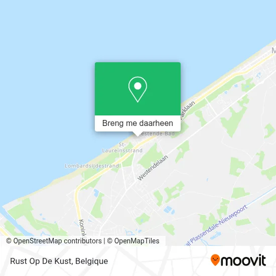 Rust Op De Kust kaart