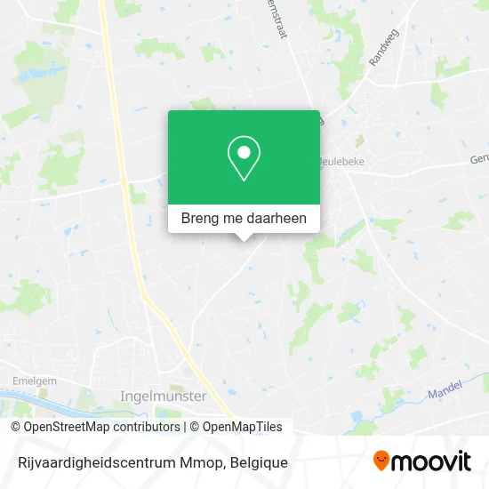 Rijvaardigheidscentrum Mmop kaart