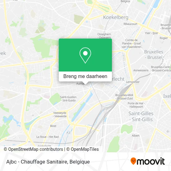 Ajbc - Chauffage Sanitaire kaart
