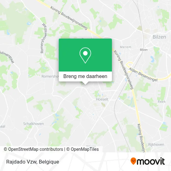 Rajdado Vzw kaart