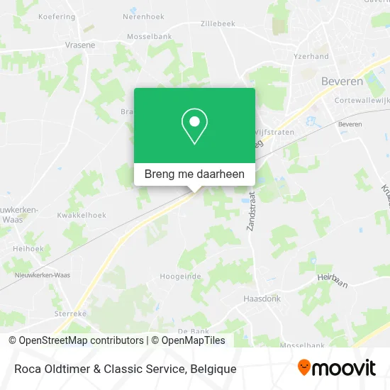 Roca Oldtimer & Classic Service kaart
