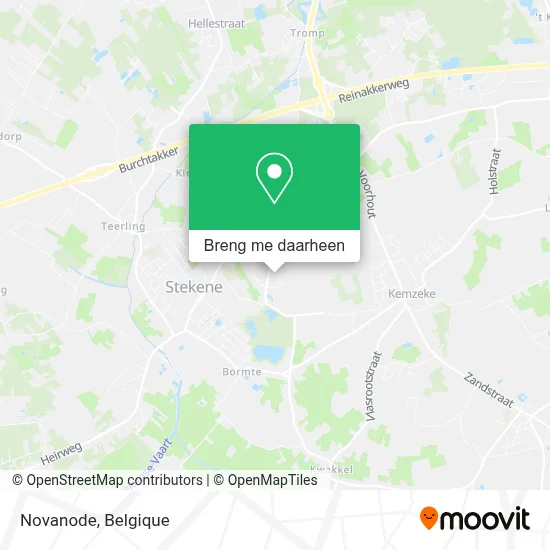 Novanode kaart