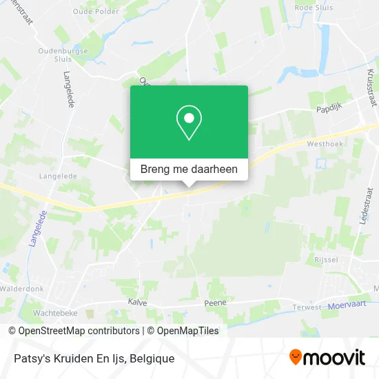 Patsy's Kruiden En Ijs kaart