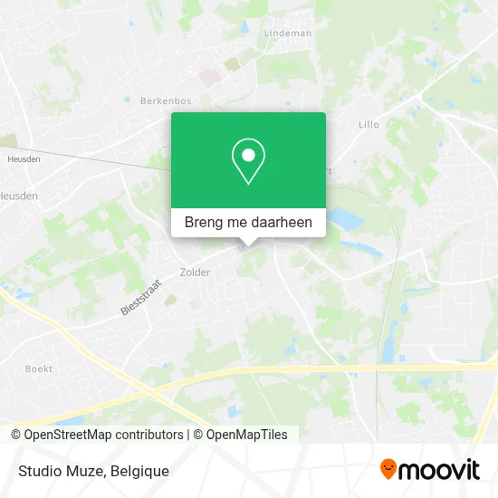 Studio Muze kaart