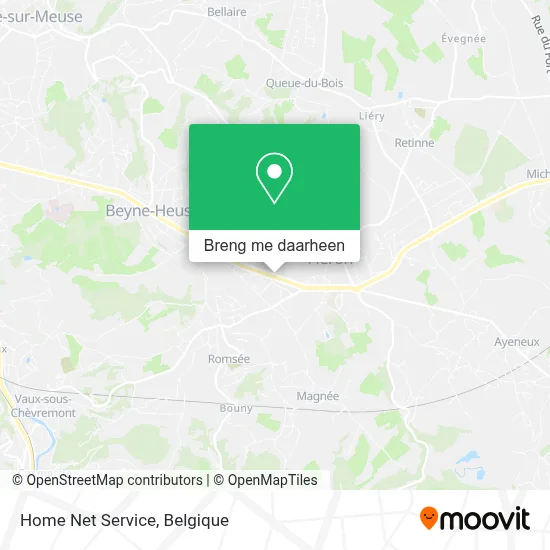 Home Net Service kaart