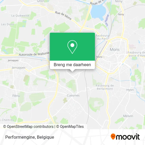 Performengine kaart