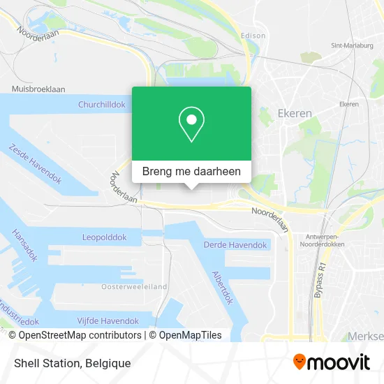 Shell Station kaart