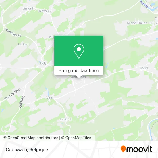 Codixweb kaart