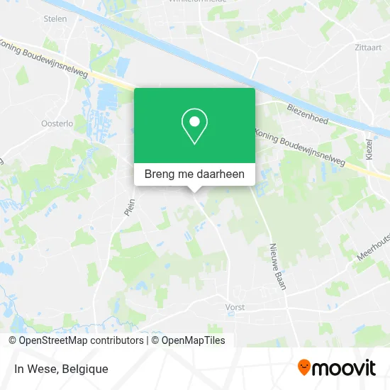 In Wese kaart
