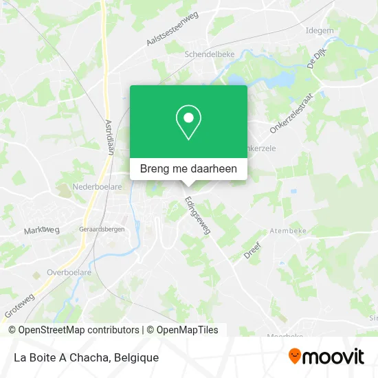 La Boite A Chacha kaart